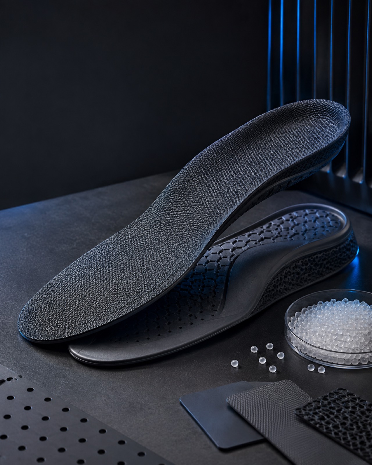 Application of soft TPE insole
